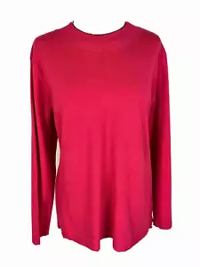 ELENA MIRO' Maglione Maglia Donna Viscosa Oversize Rosa Woman Jumper Sz.M - 44 - Imagen 1 de 6