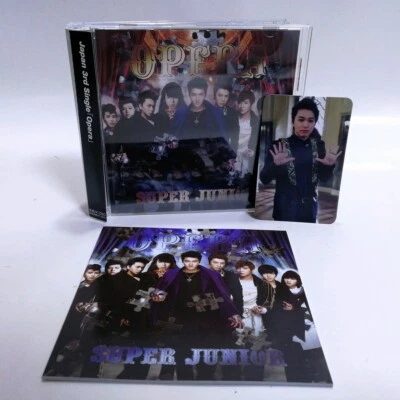 CD SUPER JUNIOR OPERA Japan E.L.F Limited with Sungmin Photocard Foto 1 de 4