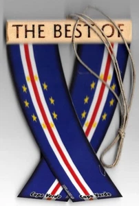 Rear view mirror car flags Cape Verde caribbean unity flagz for inside the car - Picture 1 of 8