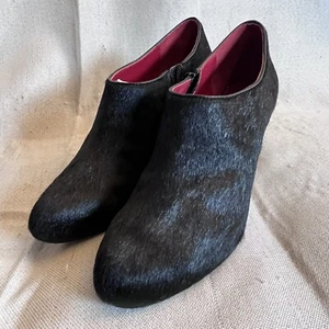 Zapatos Of Prey Mujer Zapatos Pelo de Vaca Negro Tacón Botas Talla 39 - Imagen 1 de 6