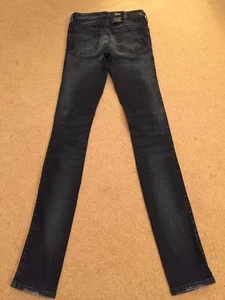 NEW Women's Diesel Skinzee 0668K Super Slim Skinny Stretch Jeans W23 L32 (985) - Picture 1 of 8