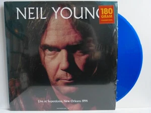Neil Young - LP - Live At Superdome, New Orleans 1994 (180g) Blaues Vinyl - Bild 1 von 2