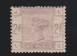 GB QV 1883-84 SG 189 2d Lilac Mint Hinged w Gum Wrinkles High Cat - Picture 1 of 2