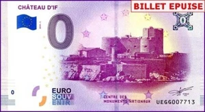 UEGG / CHATEAU D'IF / BILLET 0 € / NULL EURO-SCHEIN / 0 € 2019-1 - Imagen 1 de 1