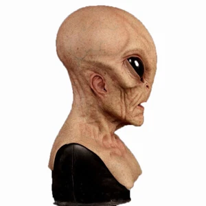 Alien Mask Scary Horrible Horror Magic Latex Costume For Halloween Cosplay Party - Picture 1 of 9