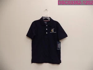 QTY=4; French Toast Boys Short Sleeve Polo Shirt Navy S(6/7) "Christian Life Aca - Picture 1 of 6