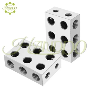 Matched Pair 1-2-3 123 Blöcke mit 11 Löchern Präzision 0,0002" gehärtet - Bild 1 von 11