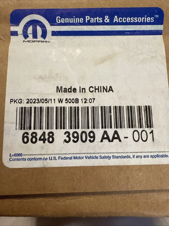 2019-2022 Ram 2500 3500 4500 5500 Roof Antenna NEW OEM Mopar 68483909AA VIN J - Image 1 of 3