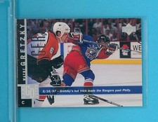 1997-98 UD Upper Deck #109 Wayne Gretzky New York Rangers🏒  🚀HOF