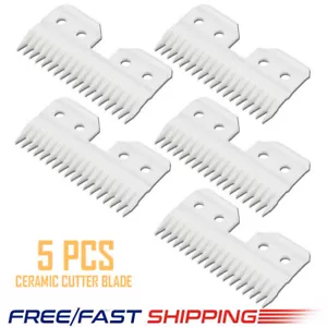 5x Toelettatura Ceramica Cutter Testa Rasoio Lama 18 Denti per Taglia Animali Tagliabordi - Foto 1 di 6
