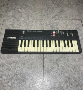 Vtg Casio PT-100 Electronic Keyboard Synthesizer Piano 🔥 Works! Needs Batteries - Picture 1 of 12
