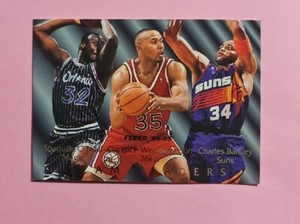 1994-95 Fleer - Shaquille O'Neal/Barkley/Weatherspoon - Team Leaders #7/9