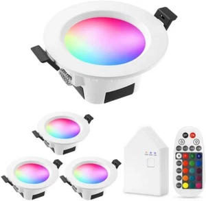 5W/9W/15W Smart WIFI/Bluetooth APLICACIÓN RGB LED Techo Downlight Foco Empotrado  - Imagen 1 de 18