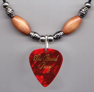 The Band Perry Reid Perry Red Pearl Guitar Pick Necklace - 2012 Tour - Picture 1 of 3