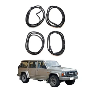 Front Rear Door Weatherstrip Set For 91-95 Nissan Patrol Safari ST Y60 Van Wagon - Picture 1 of 6