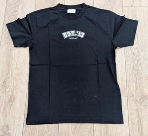 $ 485 Herren Off-White Slim Fit Baumwolle Rundhalsausschnitt T-Shirt schwarz/weiß Medium - Bild 1 von 12