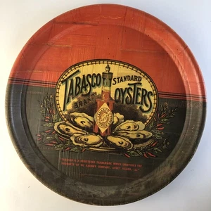Tabasco Sauce & Austern Bambus Serviertablett DH Holmes Hot Sauce Paprika Chili - Bild 1 von 9