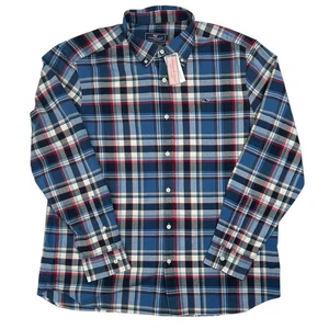 Vineyard Vines kariertes Oxford Wal Hemd Mond klassische Passform Button Down Herren XL - Bild 1 von 6