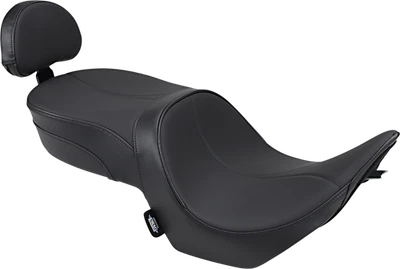 Drag Specialties Low Profile Seat w/ Passenger Backrest 2006-2017 Victory Hammer - Image 1 of 4