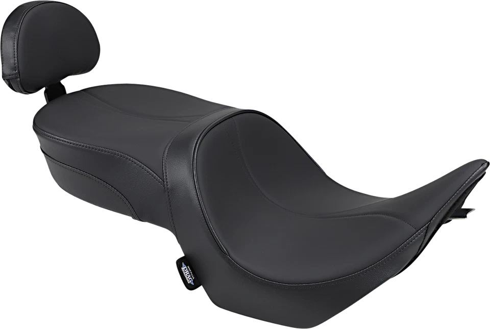 Asiento de bajo perfil Drag Specialties con respaldo de pasajero Victory Hammer 2006-2017 Foto 1 de 4