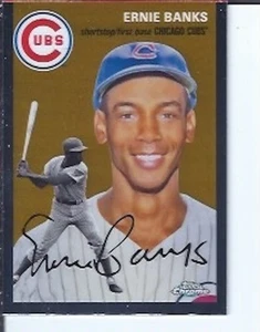 Ernie Banks 2023  Topps Chrome Platinum - Picture 1 of 1