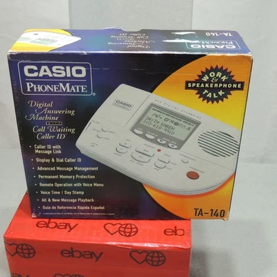 Contestador automático digital Casio PhoneMate con identificador de llamadas TA-140 Foto 1 de 4
