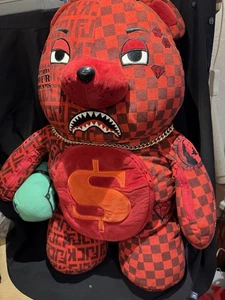 Sprayground Veni Vidi Vici Geldbär Rucksack - Limited Edition Plüsch mit Etikett - Bild 1 von 18