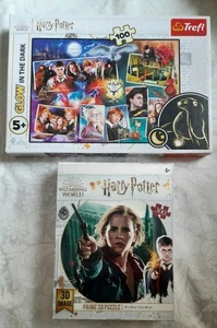 Harry Potter Jigsaw Puzzle x 2 - 100 Piece Glow in the Dark & 300 Piece 3D Image - Picture 1 of 13