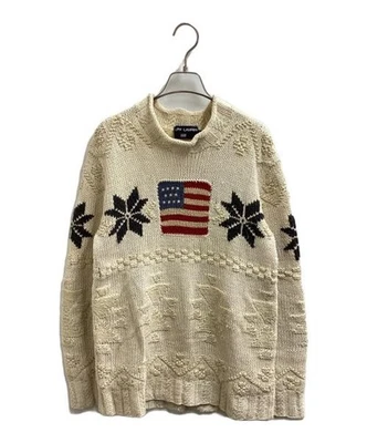 POLO SPORT хлопок рулон шеи вязаный / звезды и полосы бежевый - Изображение 1 из 4