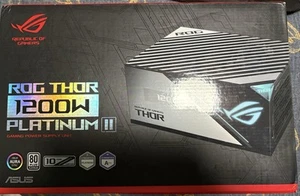 ASUS ROG Thor 1200W Platinum II Modular Power Supply - ROG-THOR-1200P2-GAMING - Afbeelding 1 van 6