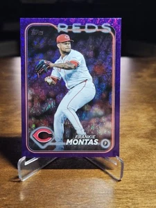 2024 Topps Update Series - Frankie Montas #US146 Purple Holo Foilboard /799 - Picture 1 of 2