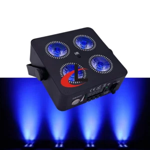 4x18w Led Battery Power Wireless Dmx IR Remote Par Light Wedding Stage Light - Picture 1 of 10