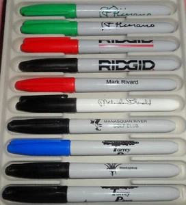 10 BOLÍGRAFOS AUTÓGRAFOS GOLF RÍGIDOS RIVARD TORREY PINES WEEKAPAUG - Imagen 1 de 1