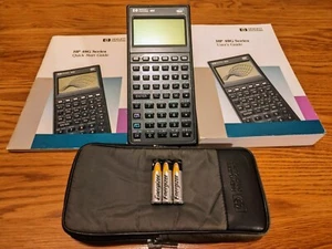 HP 48G Programmable Calculator w/ Case & Guides - Ships FREE - Picture 1 of 5