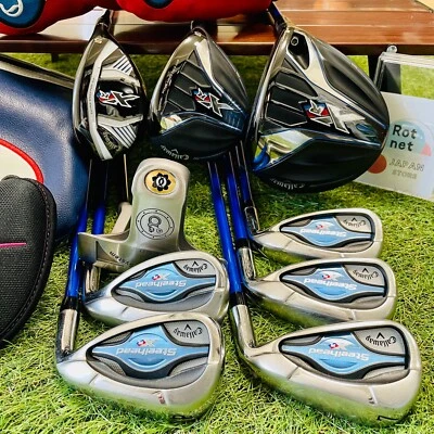 Women Callaway Fullset XR 1w 5w 5ut Iron 789PS 9pics L Flex Golf Club Ladies - Image 1 of 4