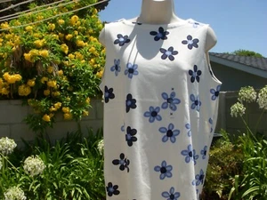 UNIQLO x Marimekko grafisches ärmelloses T-Shirt rosa oder blau, Farbe/Damengröße auswählen - Bild 1 von 45