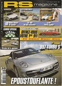 RS MAGAZIN 110 PORSCHE 997 TURBO S 996 TURBO 964 C2 CABRIOLET 911 CARRERA 3.0 - Bild 1 von 2