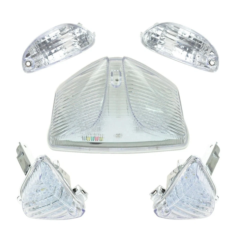 Luz trasera LED y señal de giro delantera + trasera apta para Suzuki 2008-2010 GSXR600/750 transparente Foto 1 de 4