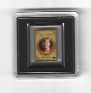 Oro - Chad 3000 Francos Canciller Angela Merkel 1/1000 Onza 999 Oro - Imagen 1 de 2