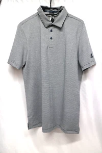 adidas Ottoman Stripe Polo Shirt - Crew Navy / White Small - Picture 1 of 2