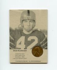 #TN05875 DICK KAZMAIER 1951 Wheat Penny Trade Card