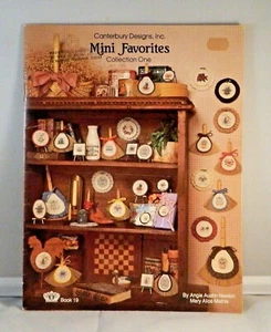 Mini Favorites Cross Stitch Patterns Canterbury Designs 1983 Collection One - Picture 1 of 2