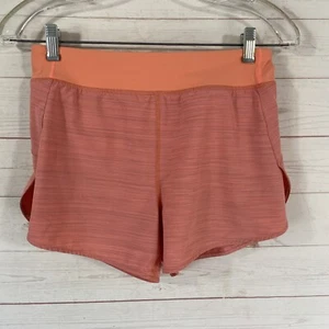 Athleta Girl SB Run The World 3" Running Shorts Size XL/14 Orange Lined Pull On - Picture 1 of 11
