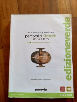PERCORSI DI FILOSOFIA 1 dalle origini alla scolastica  N. Abbagnano, G. Fornero  - Immagine 1 di 4