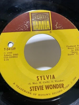 Stevie Wonder - A Place In The Sun / Sylvia 45 rpm 1966 funk soul Foto 1 de 2