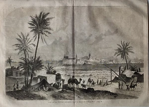Stampa antica 1860 Tripoli Libia - Imagen 1 de 3