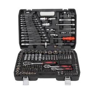 216 Piece Socket Set Household Car 1/2" & 1/4"& 3/8" Tool Kit - Picture 1 of 10