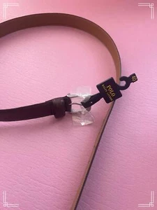 Polo Ralph Lauren Brown Leather Belt - Size 40 - Picture 1 of 2