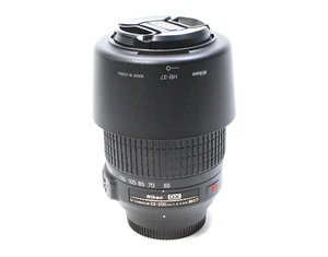 Nikon DX AF-S 55-200mm f/4-5.6G ED VR Zoom Lens / Lens Hood HB-37 F/S from Japan - Picture 1 of 11