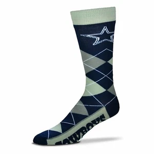 Dallas Cowboys Argyle Socks Crew Length One Size Fits Most NEW! - Picture 1 of 1